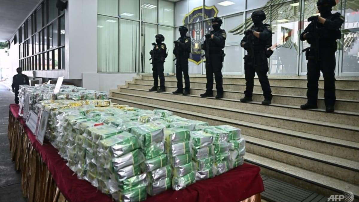 Thai police seize 1.1 tonnes of crystal meth in below every week