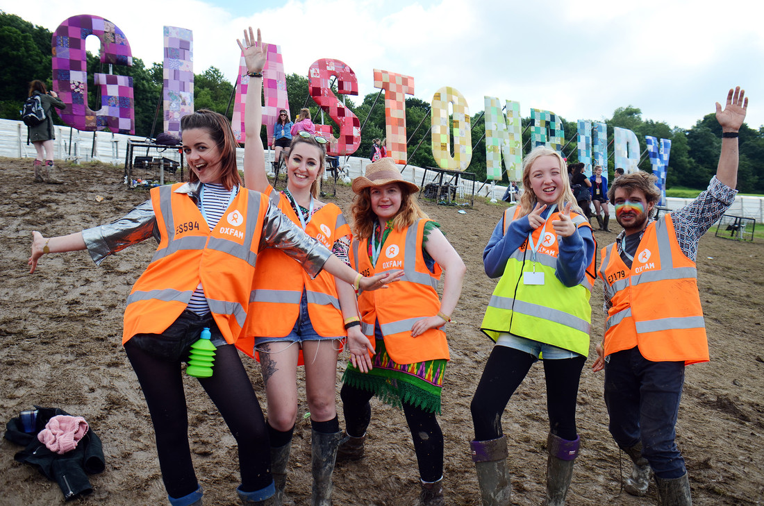 Oxfam want 7,500 volunteers for music festivals this summer time