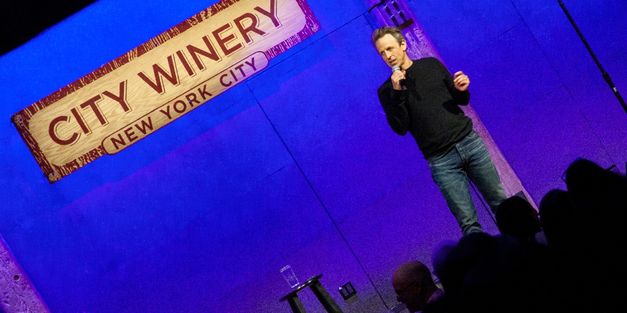 Seth Meyers Is Comedy In A Bag Doing Comedy In A Vineyard In SETH MEYERS AT CITY WINERY