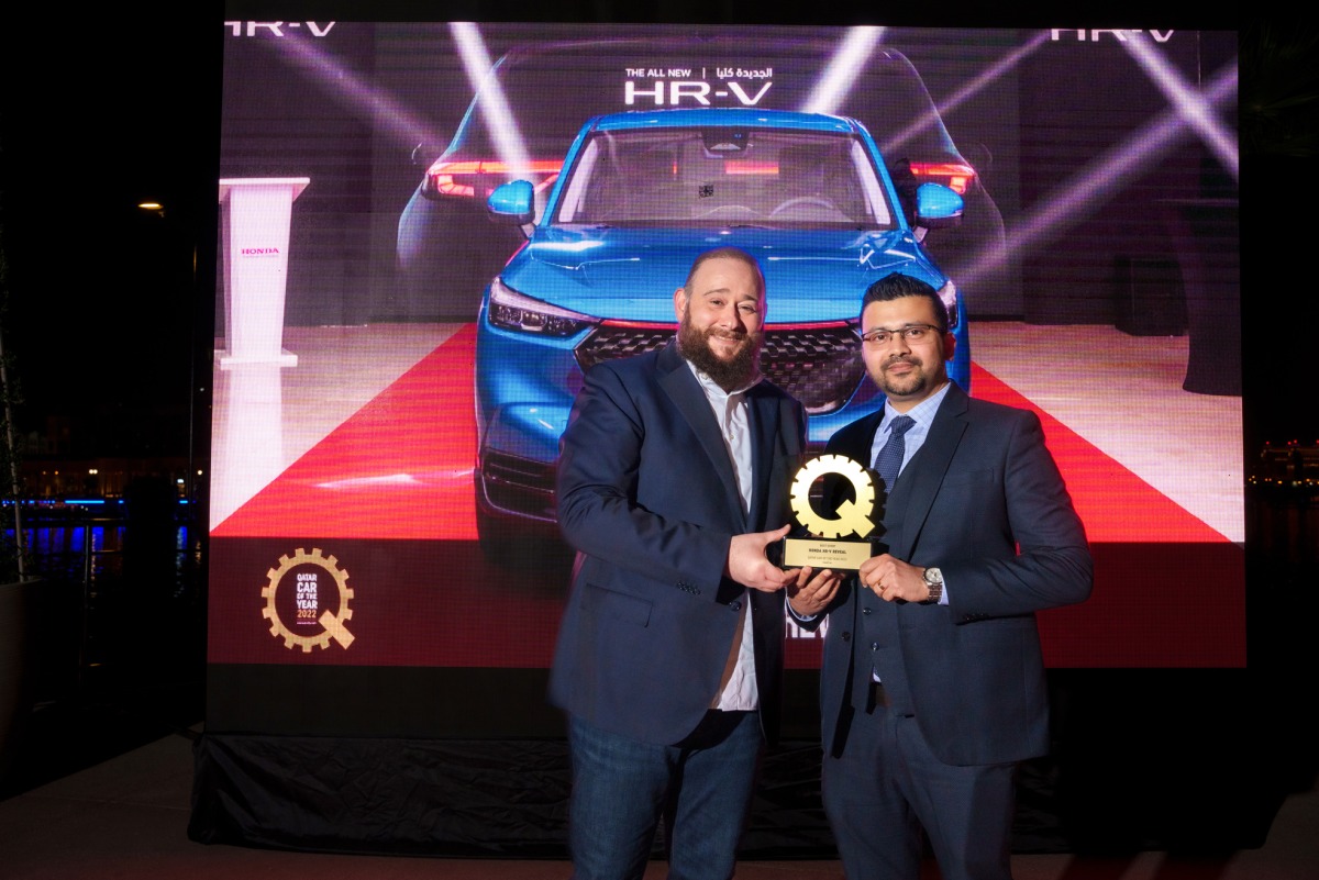 Honda HR-V baggage accolade at ‘Qatar Automobile of the Yr’ awards