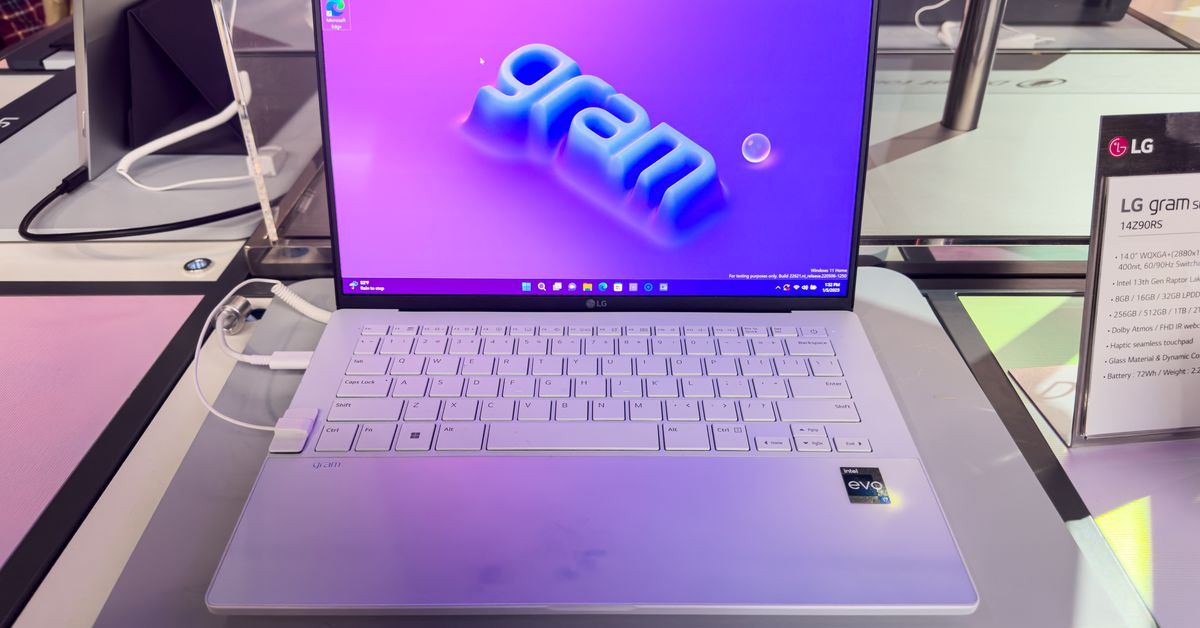 LG Gram Model hands-on: prettiest laptop computer of 2023