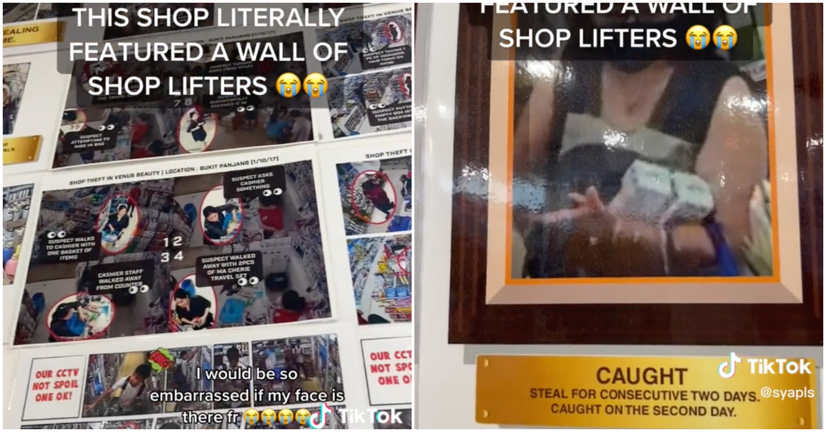 Wall of disgrace: Yishun magnificence retailer dedicates wall spotlighting shoplifters (Video) – Yahoo Singapore Information