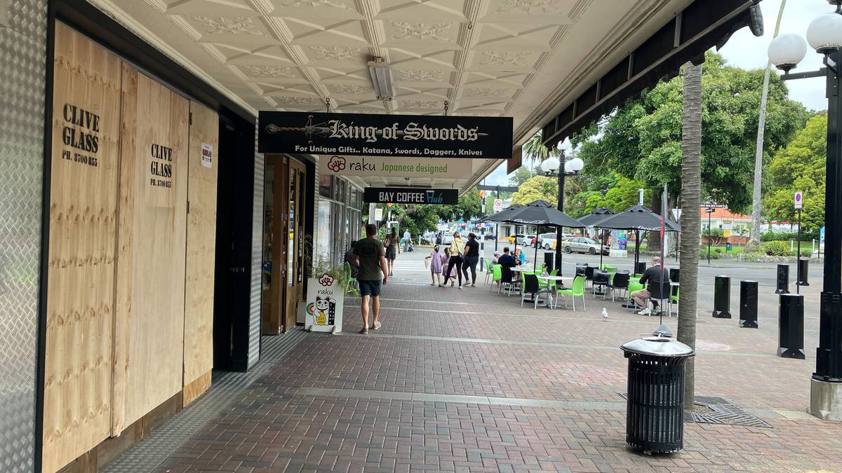 Napier store King of Swords ram raided twice in three days