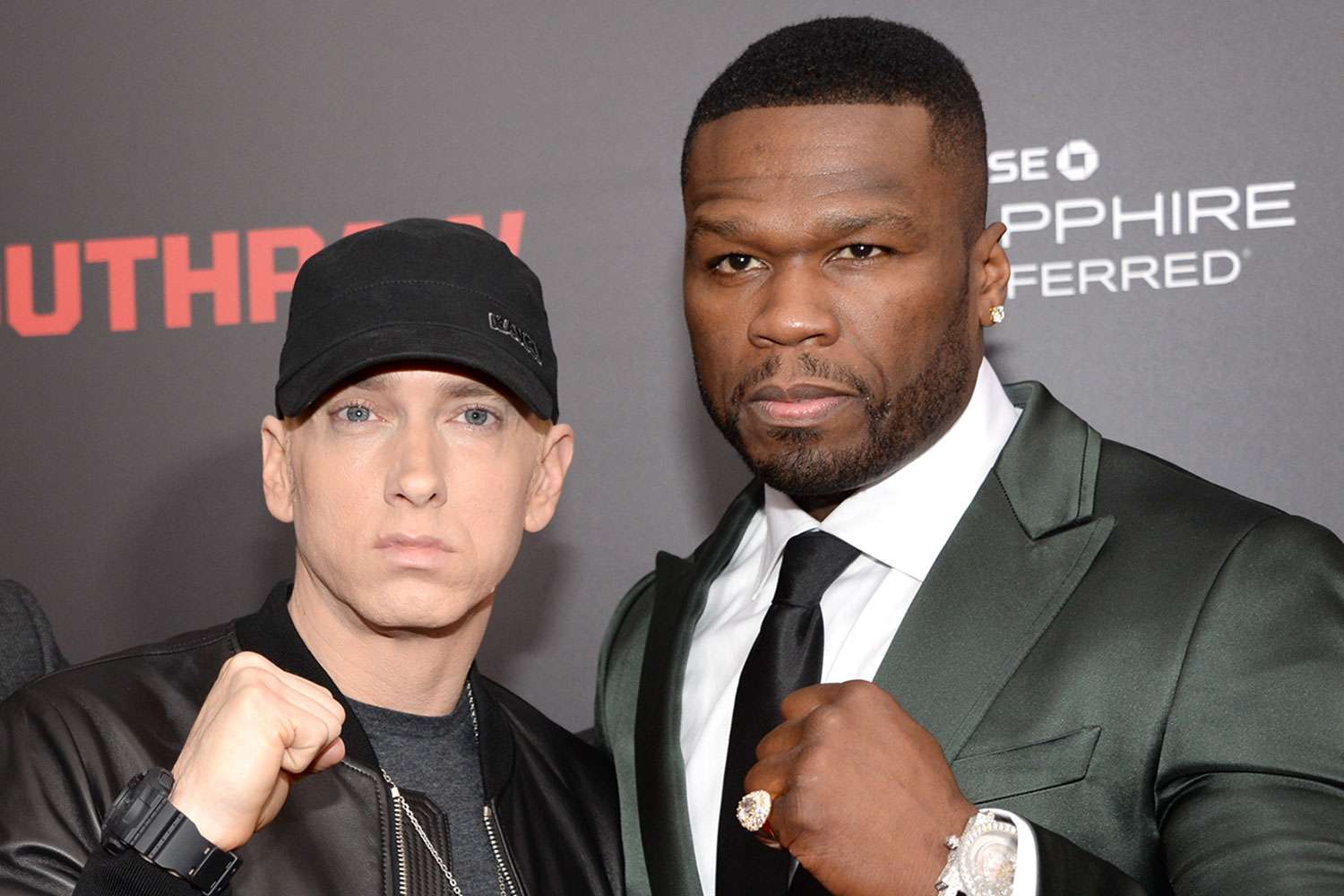 50 Cent Says He is Engaged on 8 Mile TV Present with Eminem