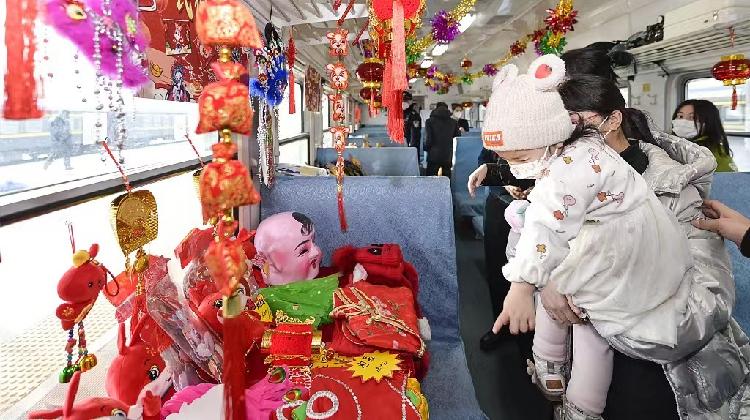 Practice carriages transformed into Spring Pageant procuring truthful in China