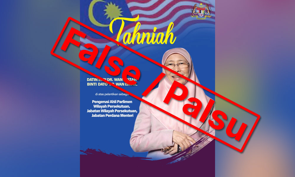 Anwar’s aide denies Wan Azizah appointed to PMD place