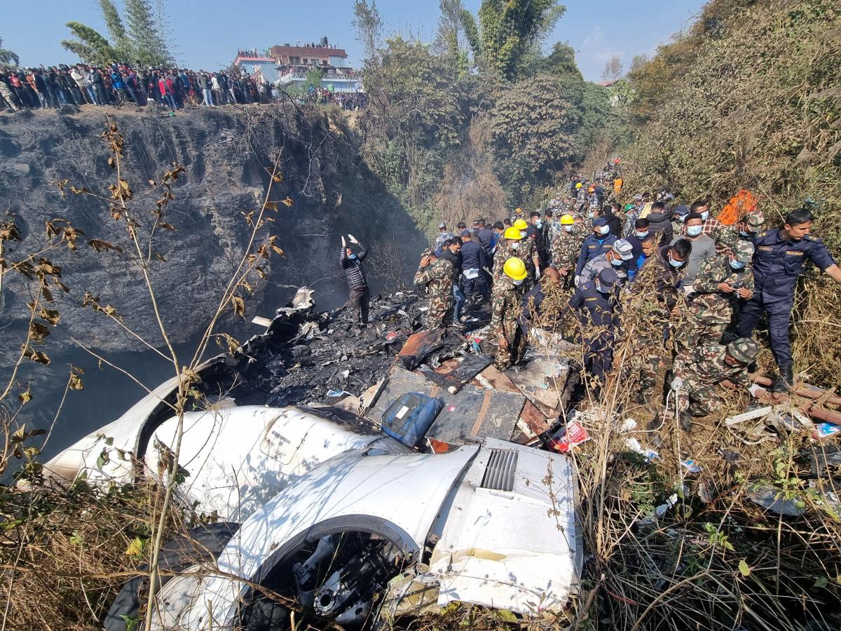 Video exhibits passenger aircraft that crashed in Nepal flying low over a populated space earlier than spinning sharply. Not less than 68 reported killed.