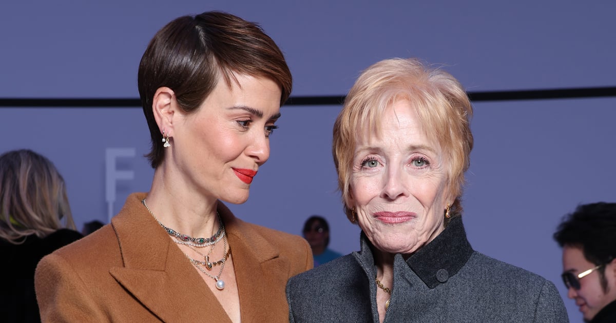 Sarah Paulson and Holland Taylor at Paris Vogue Week