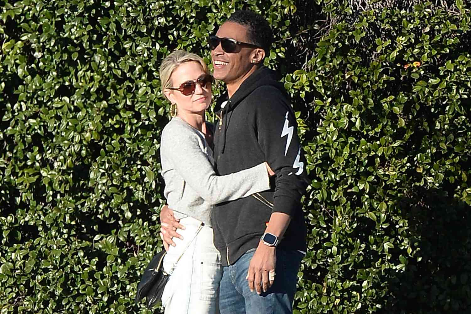 Amy Robach and T.J. Holmes Seen Embracing in L.A. Hours After ABC Exit