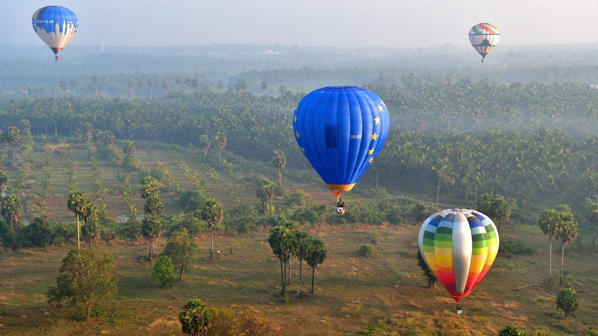 Tamil Nadu Worldwide Balloon Competition begins in Pollachi