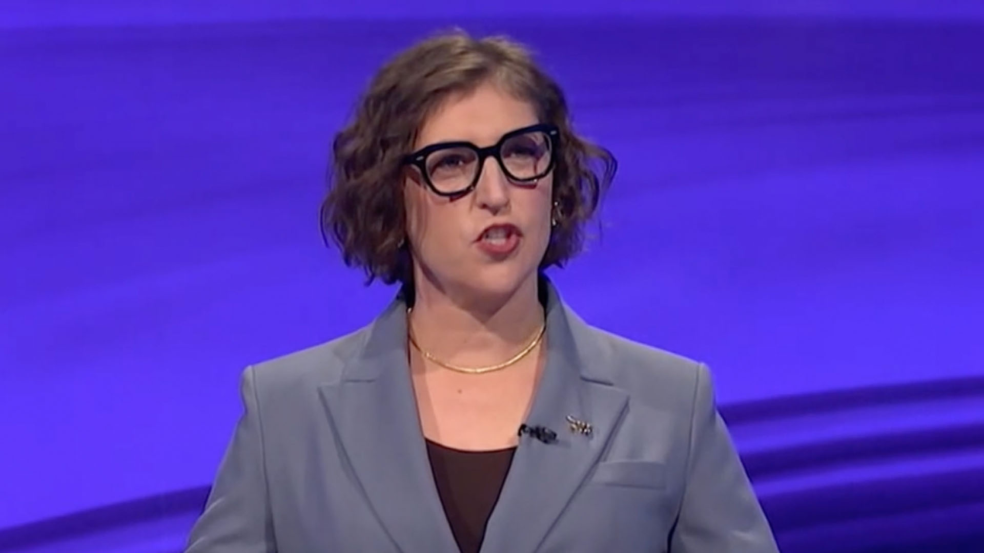 Movie star Jeopardy! host Mayim Bialik awkwardly cuts off Michael Cera as she fangirls over star in ‘cringe’ new episode