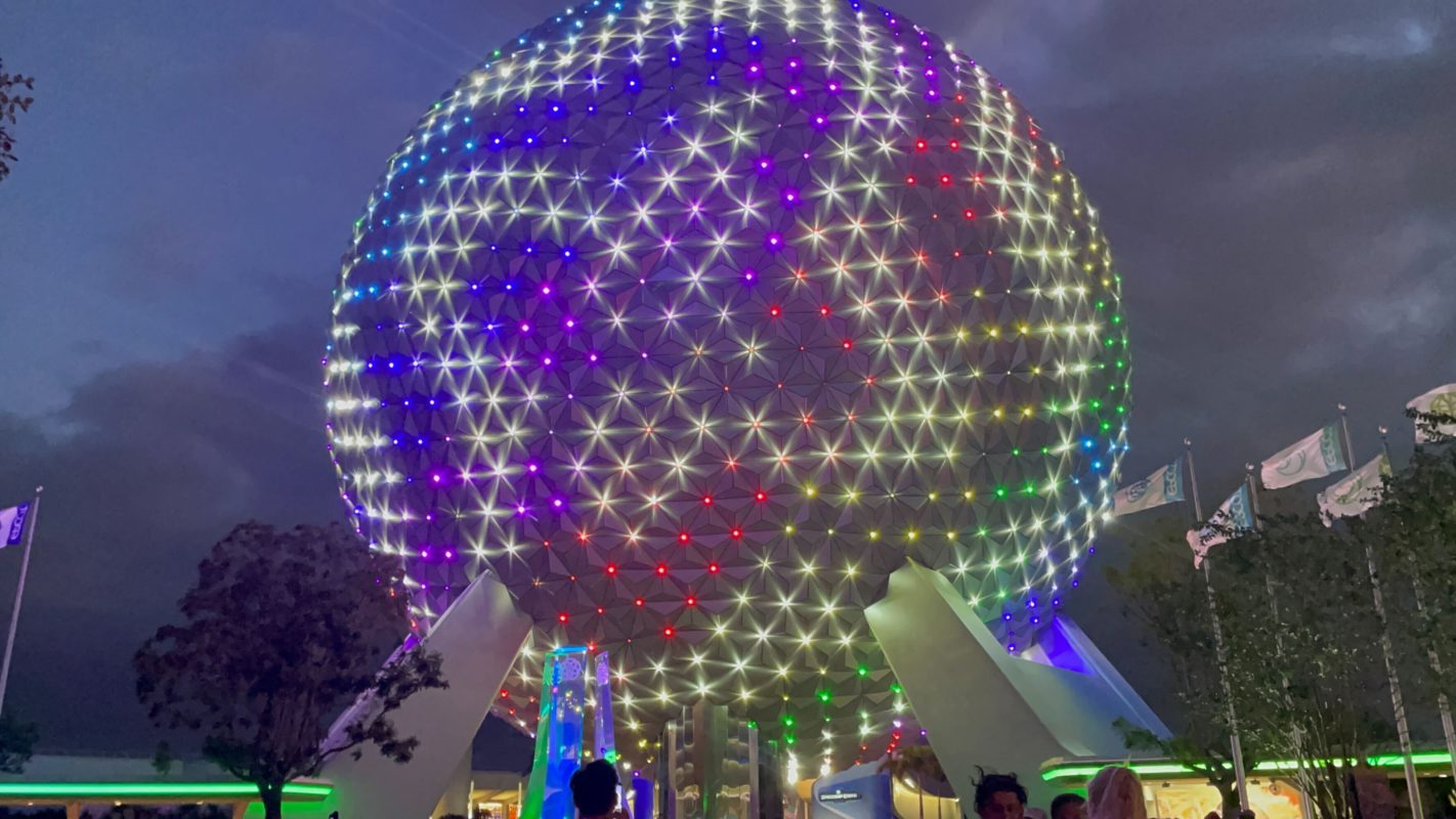 VIDEO: Figment-Themed Beacon of Magic Present Debuts for 2023 EPCOT Worldwide Pageant of the Arts