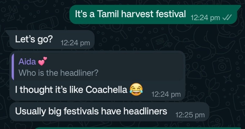 Desi Tries To Clarify Pongal To Their White Good friend