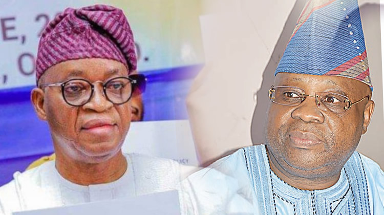 Professional-Adeleke protests in Osun, Oyetola’s loyalists stage carnival