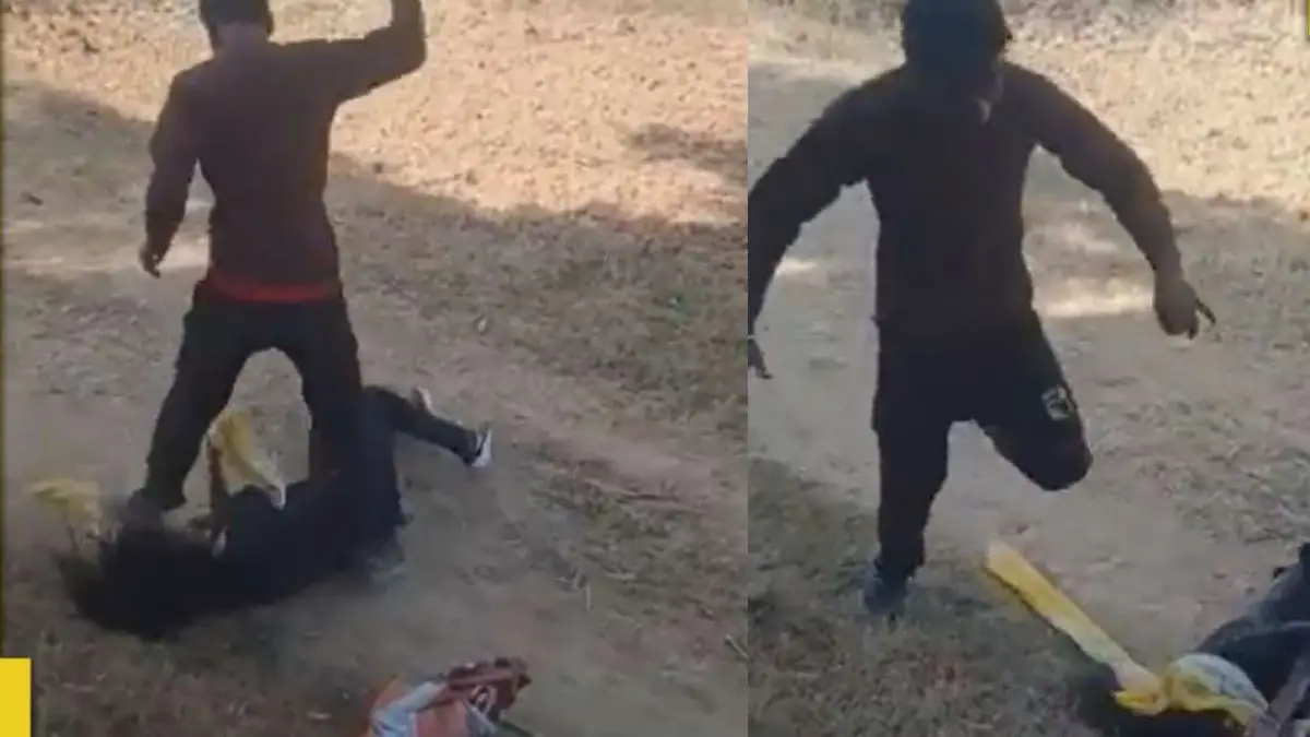 Boy brutally beats girlfriend after she requested for marriage; horrific video goes viral