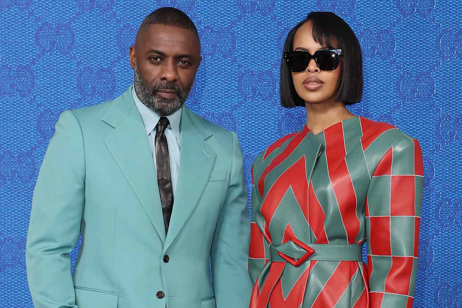 Idris Elba, Spouse Sabrina Put on Complimenting Outfits at Milan Gucci Present