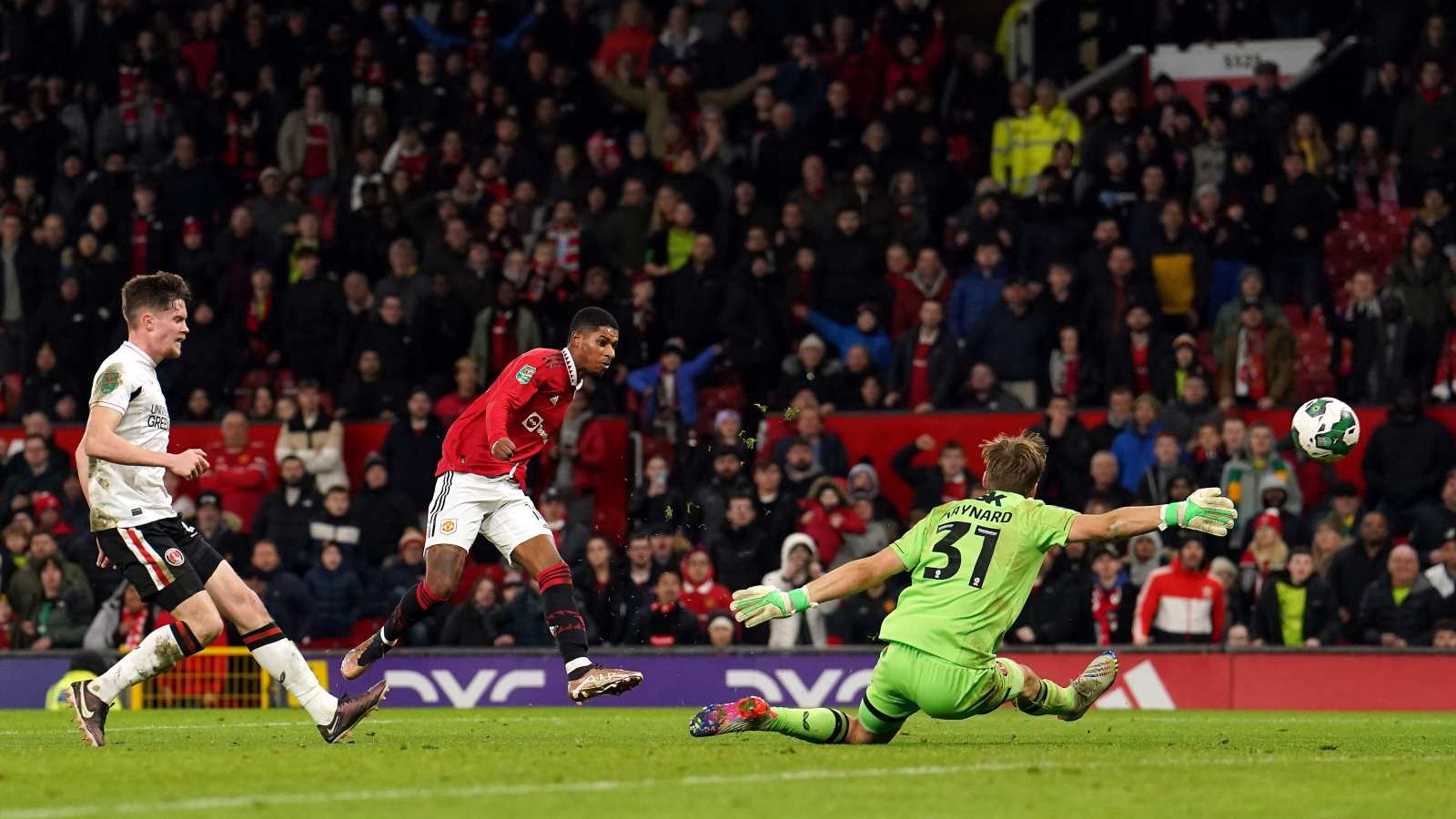 Rashford scores brace as Pink Devils attain Carabao Cup semi-finals