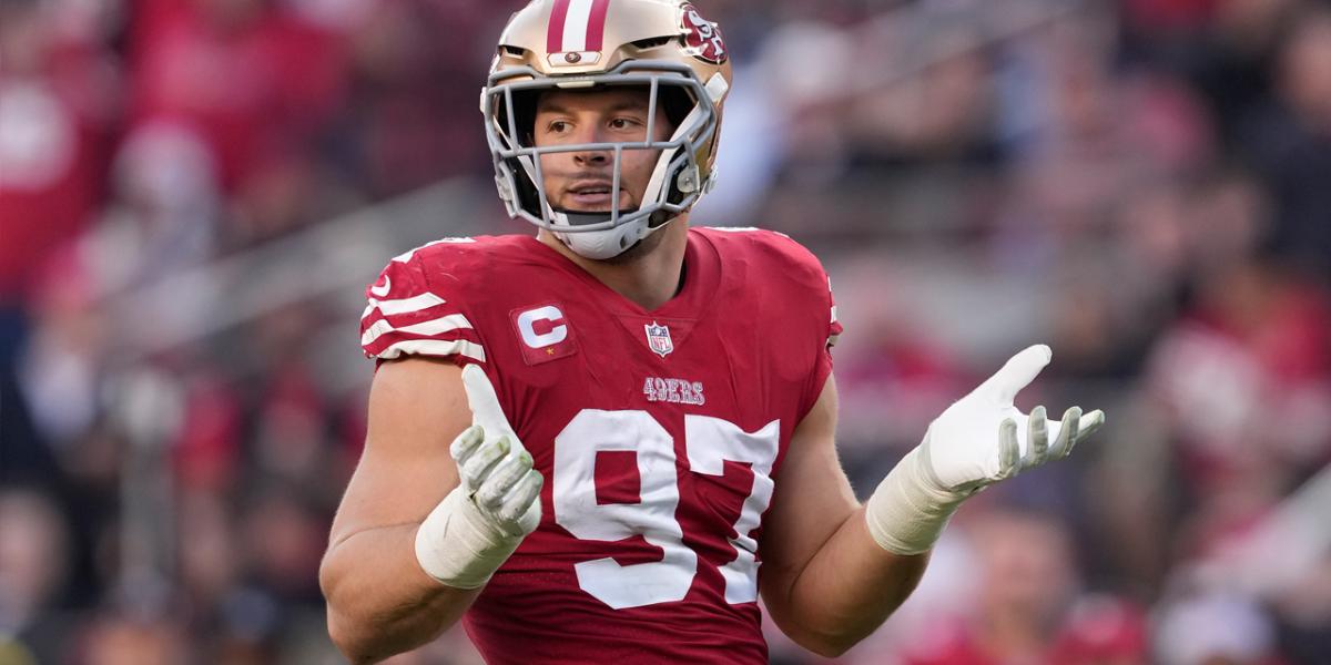 49ers watching Nick Bosa’s well being amid sack report chase, Kyle Shanahan says