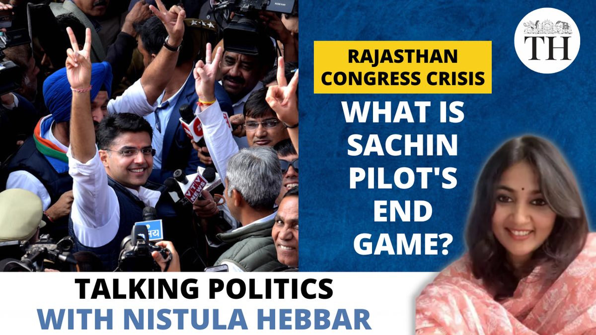 Speaking Politics with Nistula Hebbar | Rajasthan Congress Disaster | What’s Sachin Pilot’s finish recreation?