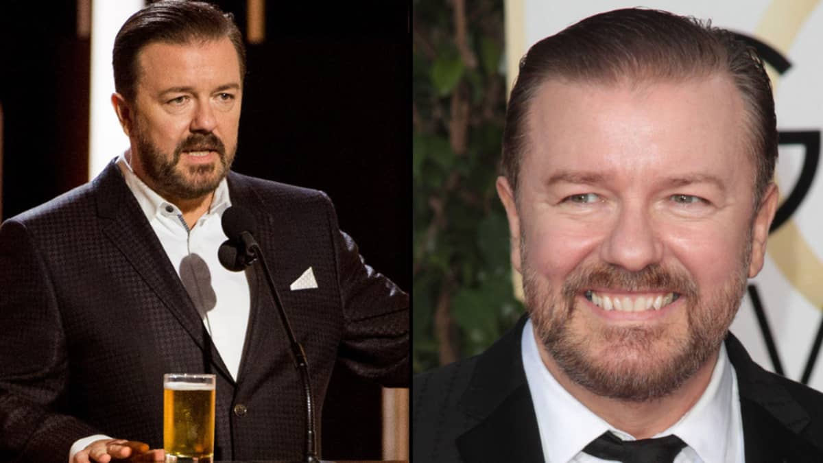 Ricky Gervais’ most brutal jokes and celeb roasts on the Golden Globes