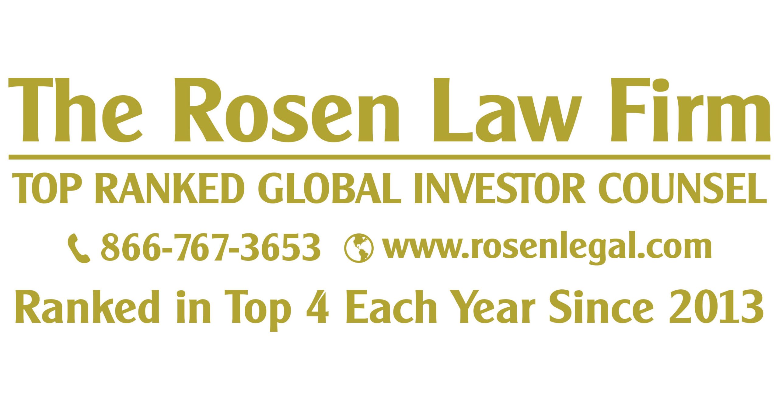 ROSEN, TOP RANKED INVESTOR COUNSEL, Encourages World Wrestling Leisure, Inc. Buyers to Inquire About Securities Class Motion Investigation