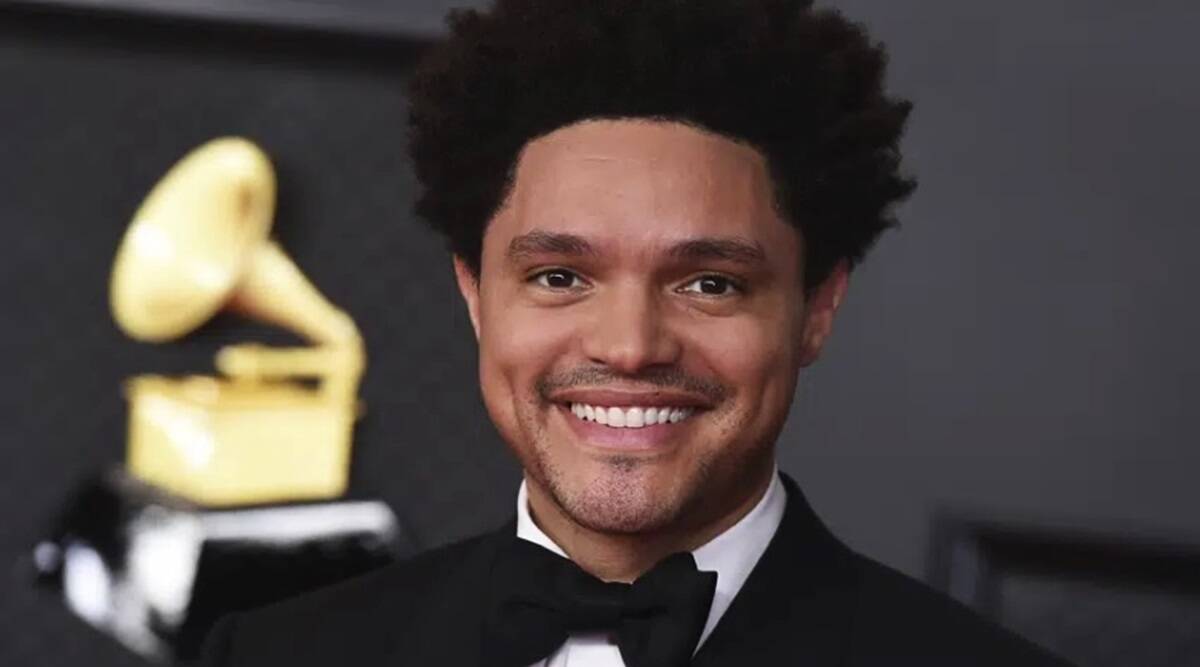 Trevor Noah returns as Grammy host with consolation, nervousness