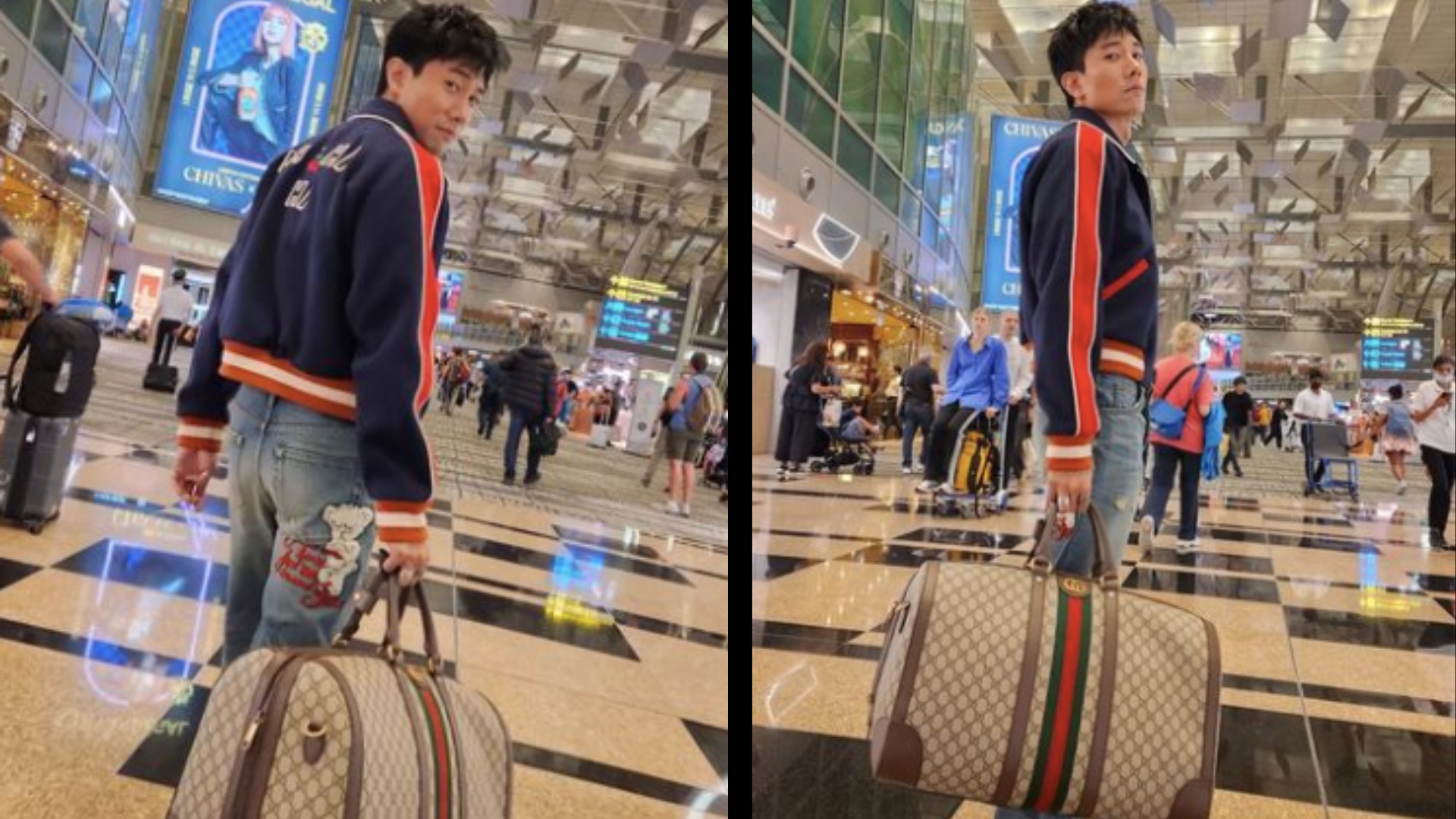 “Physique to toe, Gucci ah, certain appeal to thieves & robbers, good luck” — Netizen warns Desmond Tan about his journey outfit