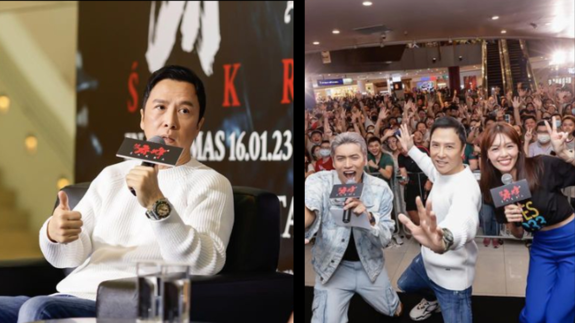 Donnie Yen says ‘I don’t actually watch loads of motion motion pictures’