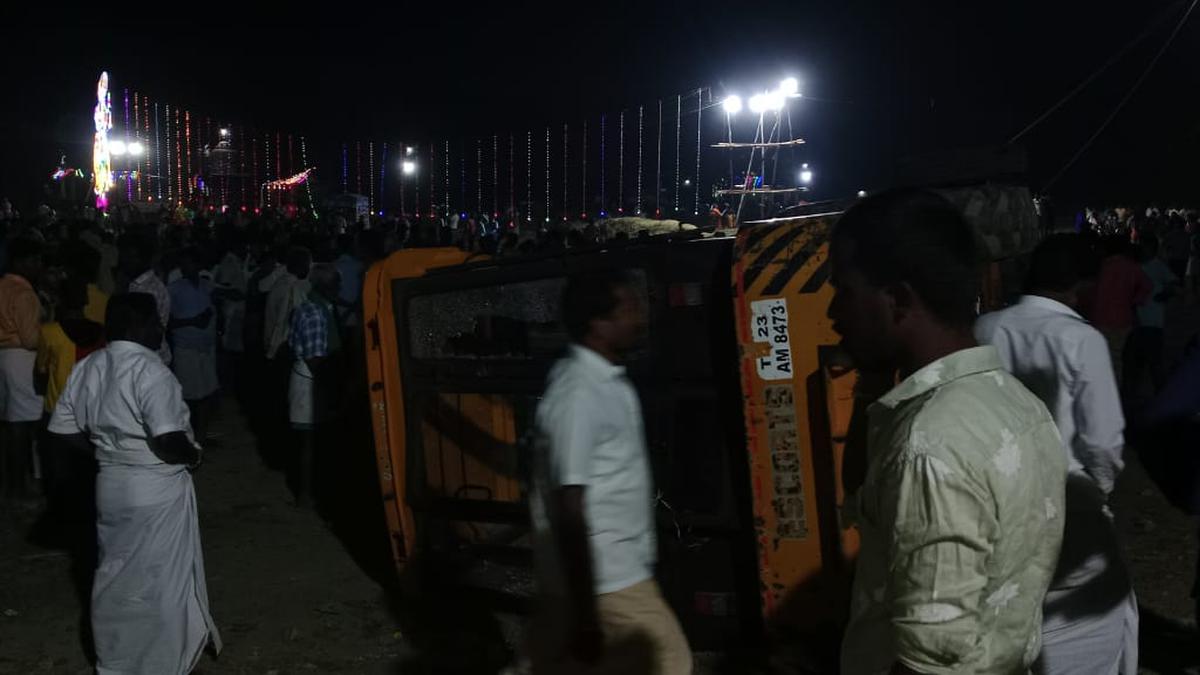 Three individuals killed after crane collapses throughout temple pageant close to Arakkonam