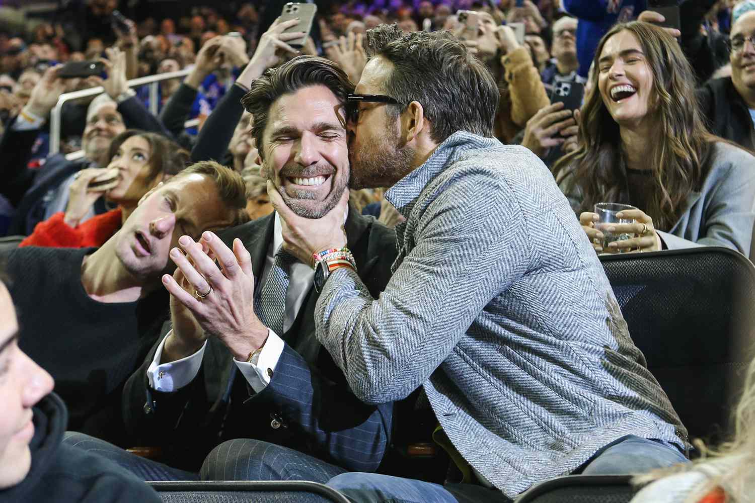 Ryan Reynolds Vegetation a Kiss on NHL Legend Henrik Lundqvist