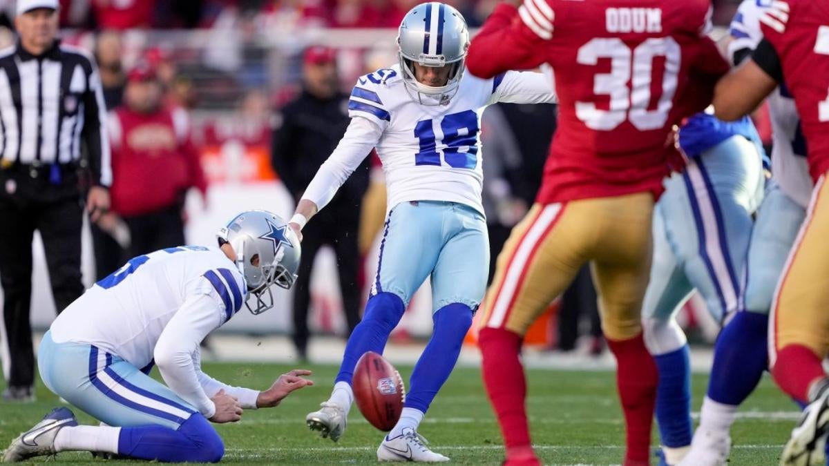 Cowboys’ Brett Maher has first extra-point vs. 49ers blocked, ties sport with quick area objective in third quarter