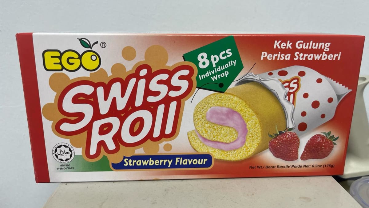 Strawberry-flavoured EGO swiss roll recalled resulting from excessive ranges of sorbic acid: SFA