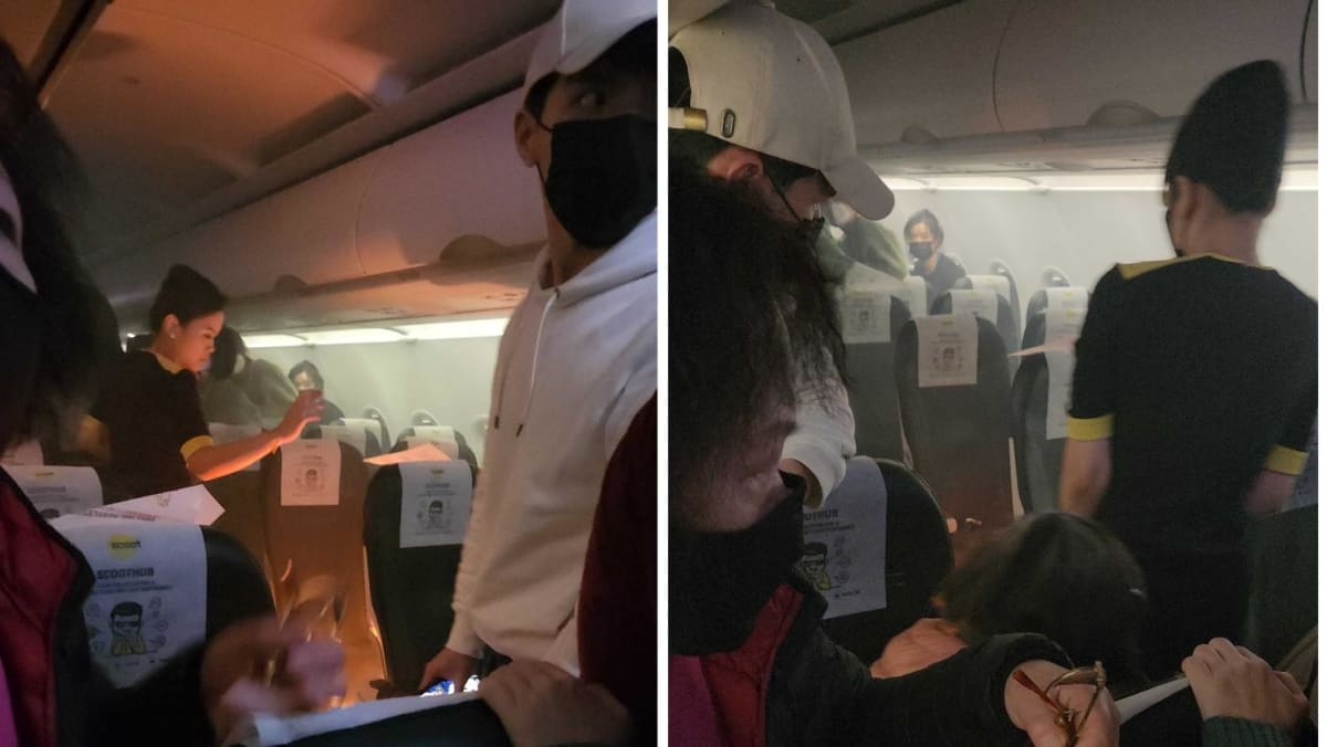 Cabin crew ‘extraordinarily skilled’ placing out hearth from energy financial institution on Scoot flight, says passenger