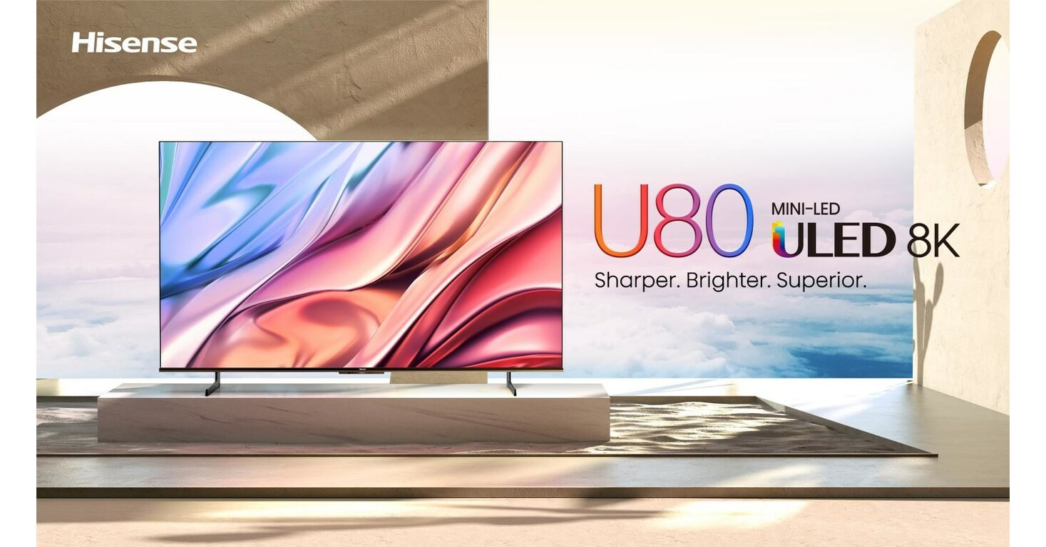 Hisense Enriches Residence Leisure Choices for South African Shoppers with Launch of New U80H Mini-LED ULED 8K TV