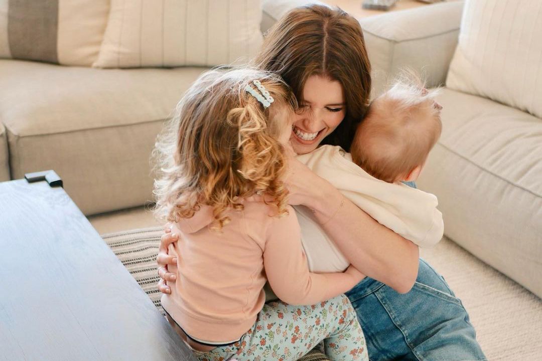 Katherine Schwarzenegger Shares Cute New Picture Hugging Daughters