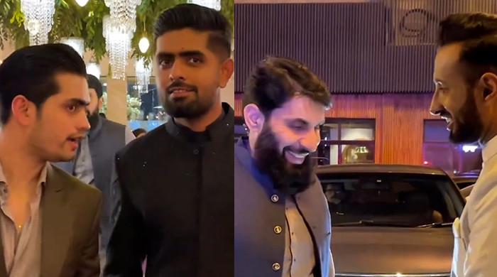 WATCH: Babar, Imam, different cricketers attend Shan’s wedding ceremony ceremony – Gossip