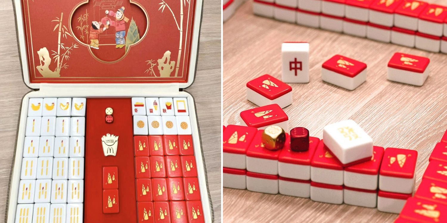 McDonald’s Restricted-Version Mahjong Set From China Consists of Tiles That includes Fries & Ice Cream Cone