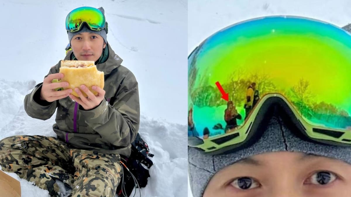 Netizens Assume That’s Faye Wong In Nicholas Tse’s Ski Visor Reflection