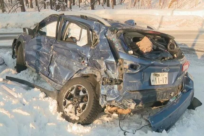 Singaporean lady and 4-month-old daughter killed in accident on snowy highway in Hokkaido