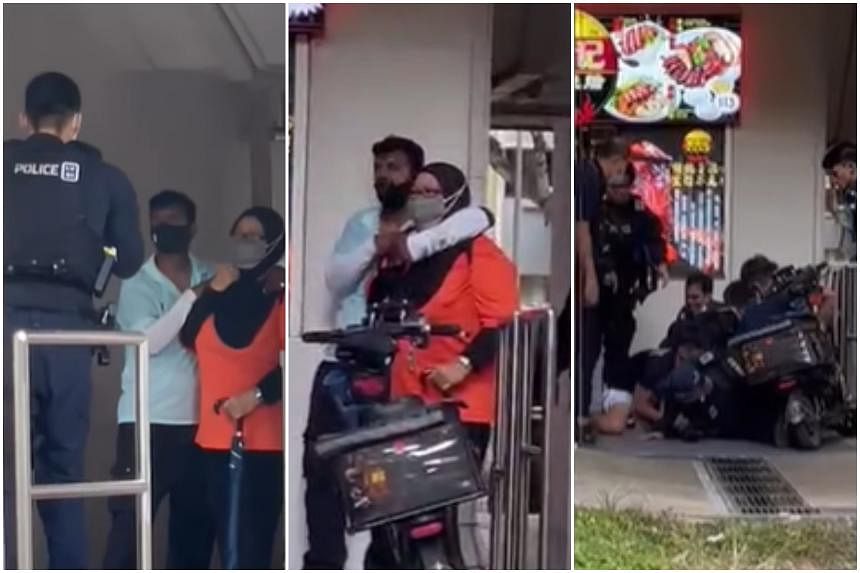 Man armed with knife arrested after taking cleaner hostage in Yishun