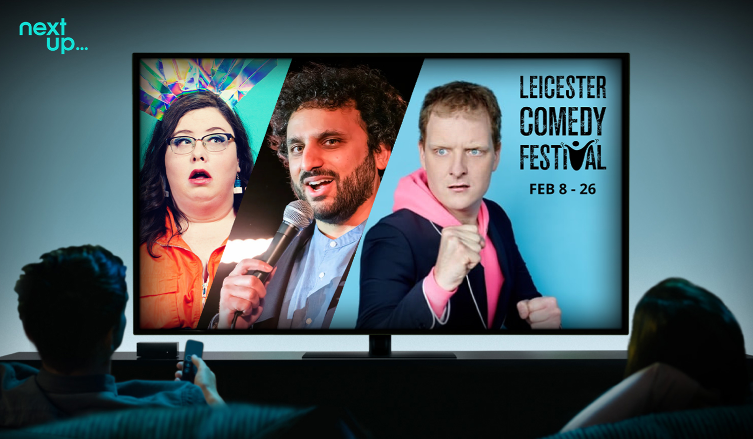 NextUp To Stream Leicester Comedy Pageant