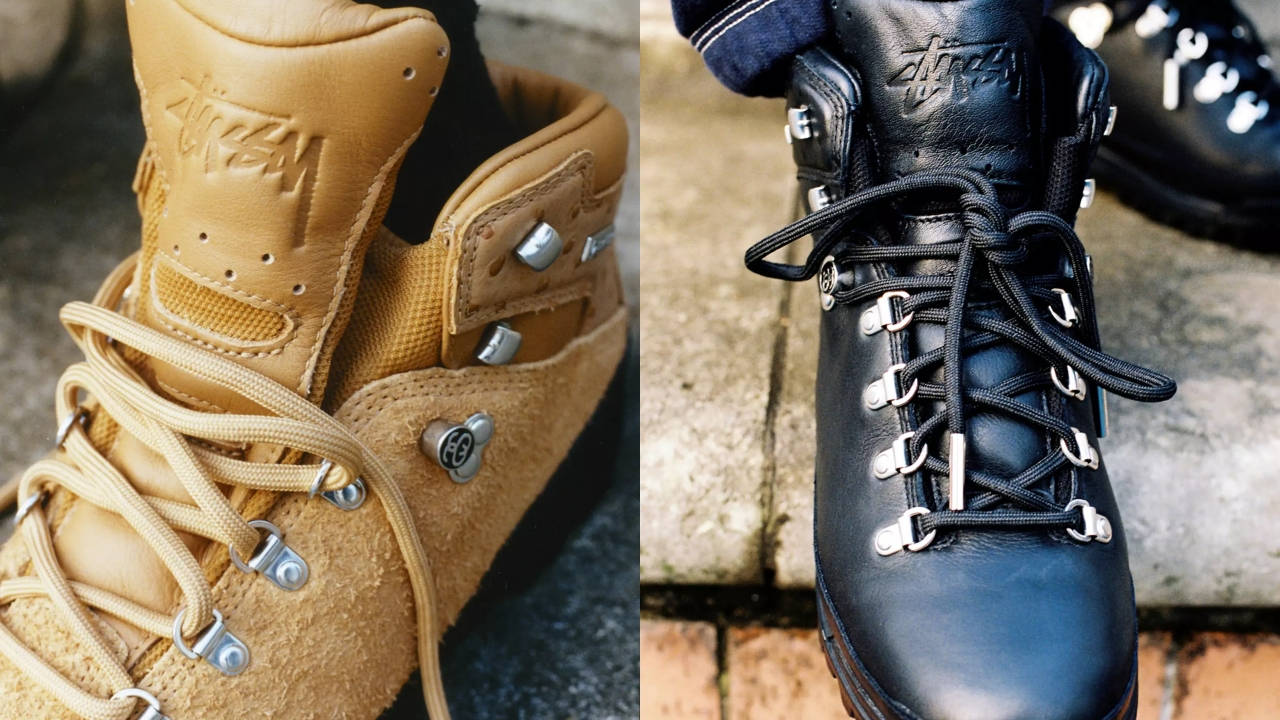 Lace Up In Model With the Stüssy x Timberland GORE-TEX Boots