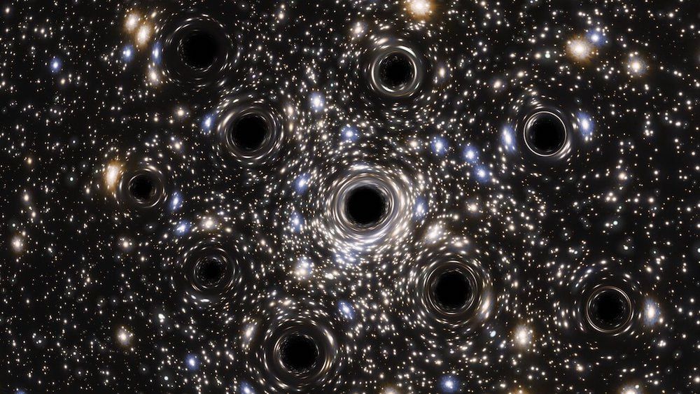 Some black gap mergers occur in chaotic star cluster ‘carnivals’