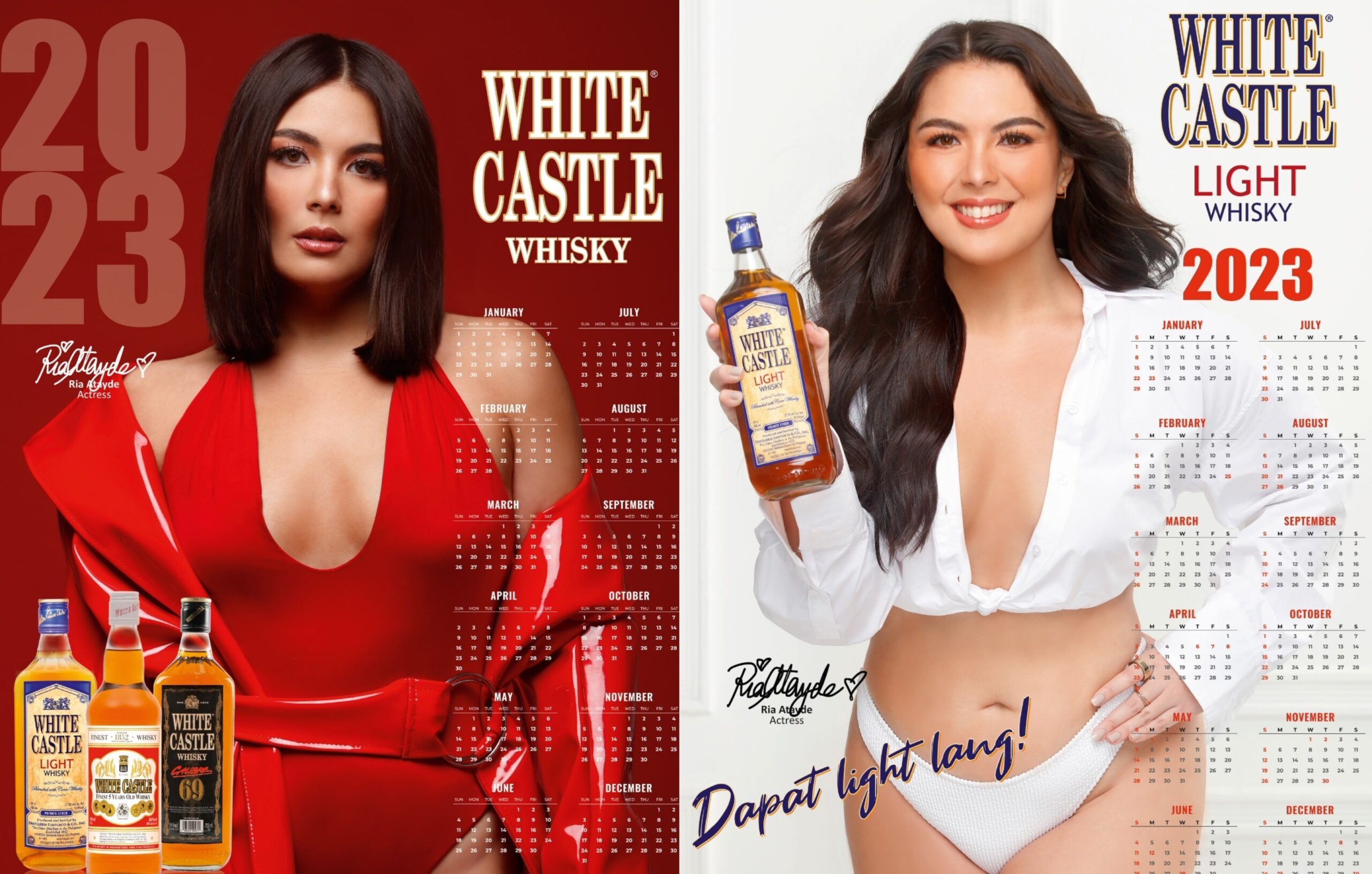 Ria Atayde is White Citadel Whisky’s 2023 calendar woman 