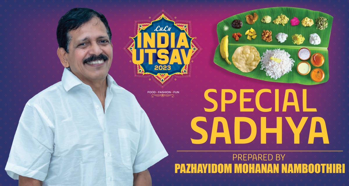 Lulu Group hosts ‘Particular Sadhya’ by movie star chef Pazhayidom