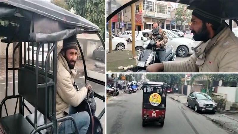 Watch: Amritsar streets witness Bollywood-style chase as ‘drunk’ e-rickshaw driver nearly runs over a number of individuals whereas fleeing cops : The Tribune India