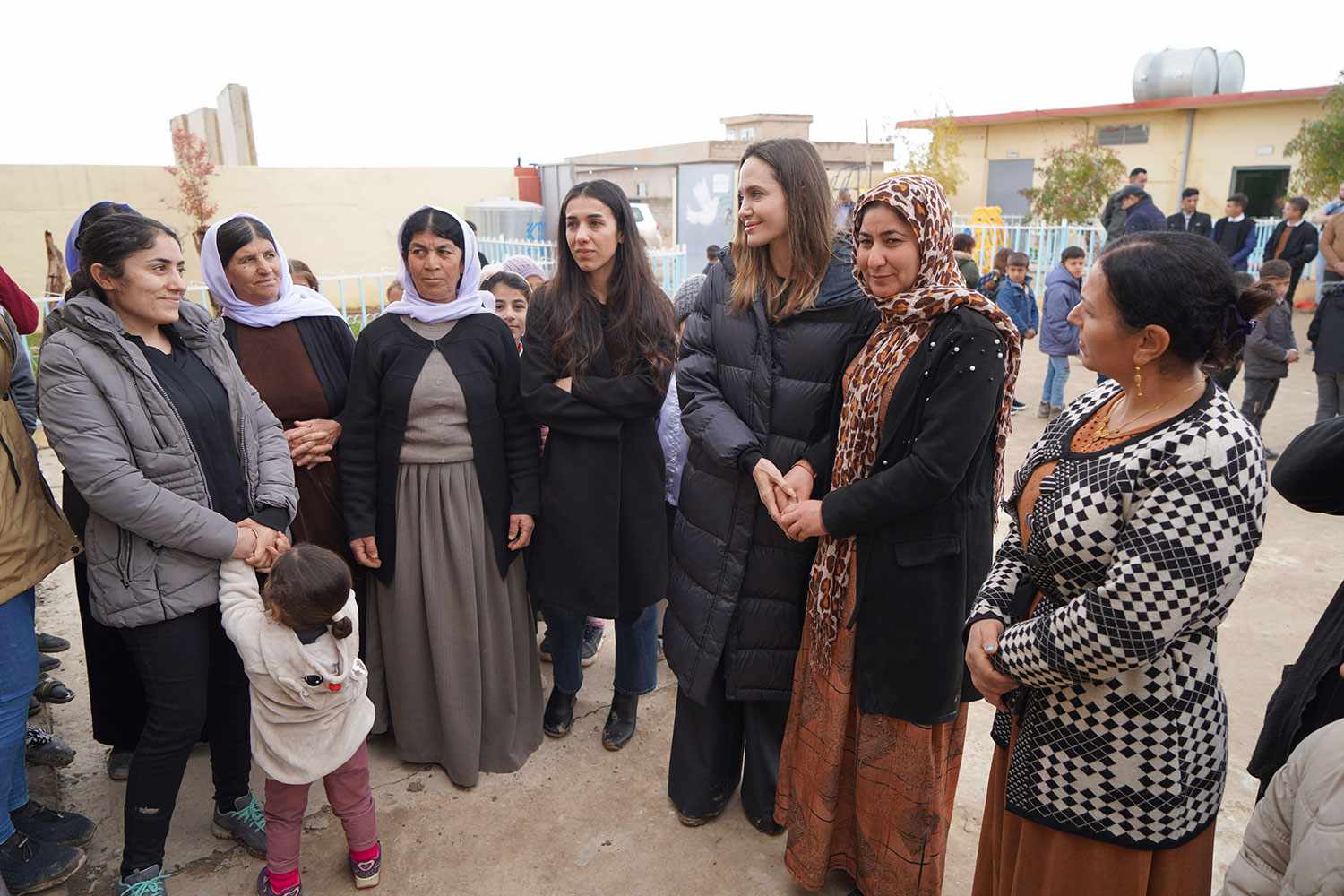 Angelina Jolie Meets with Genocide Survivors in Iraq 8 Years After Assaults