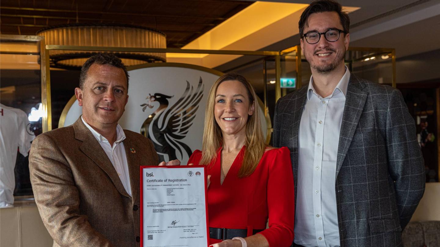 Liverpool FC — LFC turns into first Premier League membership to be sustainably licensed